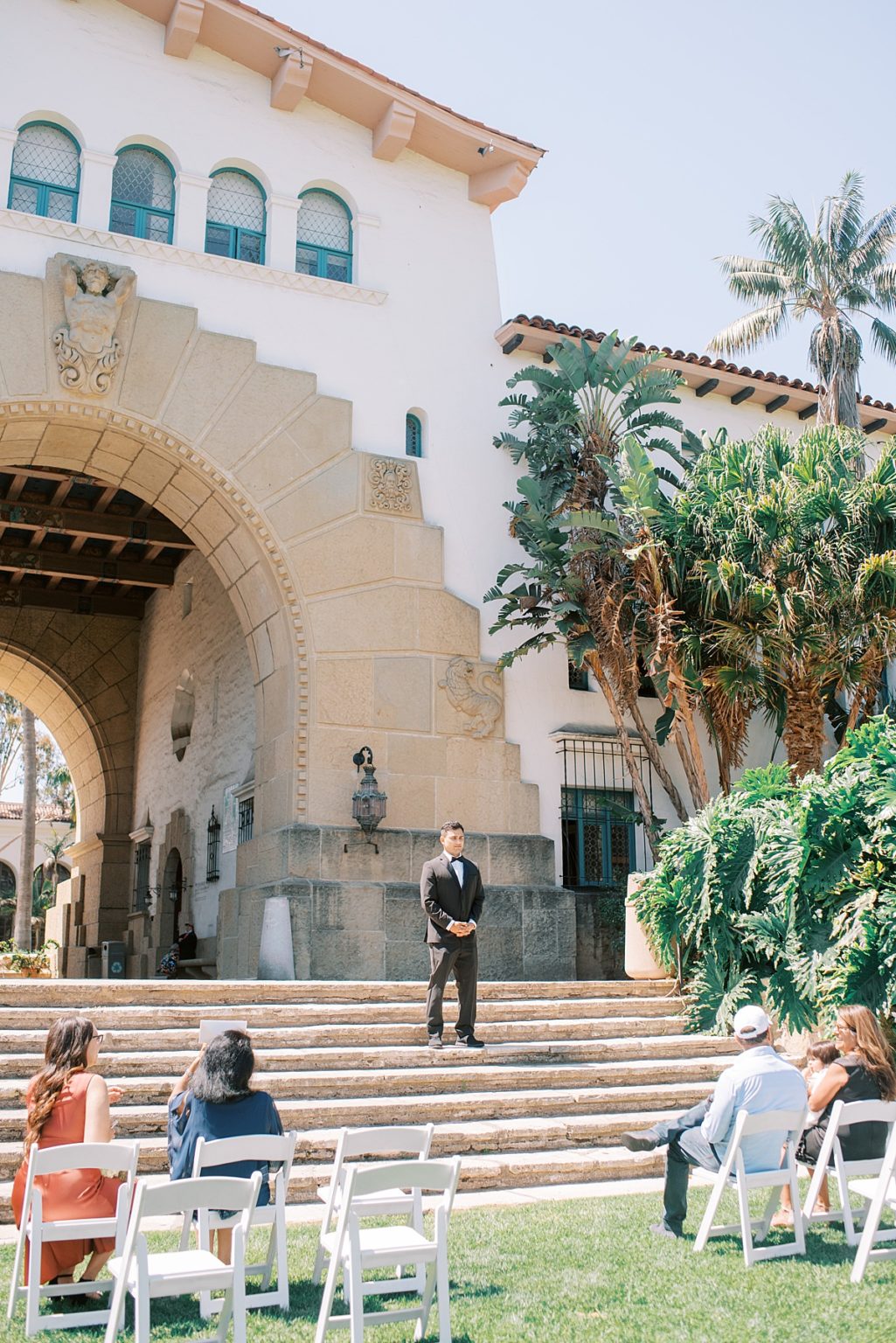 Santa Barbara Courthouse Elopement | Yvette & Ian